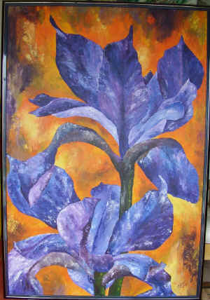 Blaue Feuerlilie